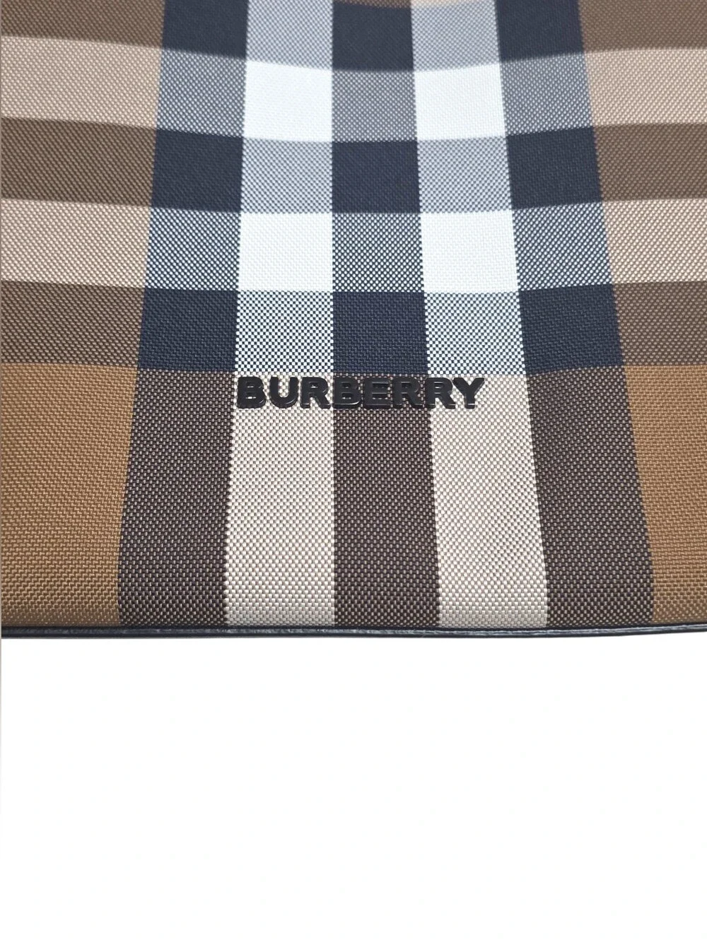 Burberry Denny Giant Check Cotton Tote Bag